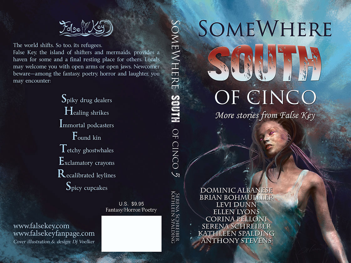 Book Cover Illustration | FalseKey Book 5, Somewhere South of CINCO | Full Artwork - Thumbnail
