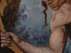 Master Oil Painting Study Roberto Ferri Narcissus